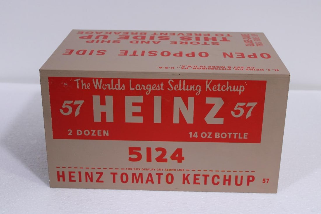 ANDY WARHOL (1928-1987) Heinz Tomato Ketchup Box in the style of . Pollock , Haring , Basquiat Era (1 of 7)