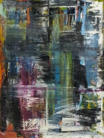 Gerhard Richter German (b. 1932) Oil on canvas in the style of, the Polke, Baselitz, Kiefer Era