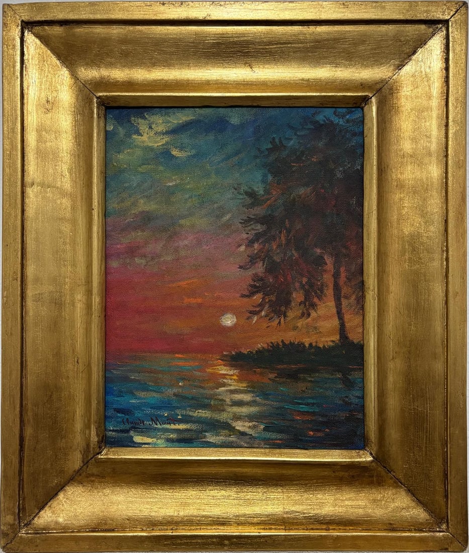 Claude Monet French 1840 - 1926 Oil on Canvas in the style of. Renoir & Manet Impressionist Era. (1 of 6)