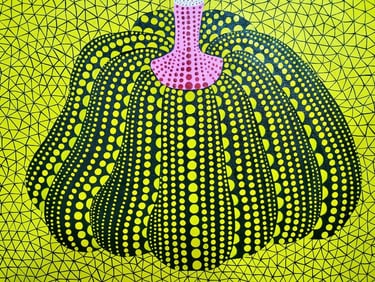 Yayoi kusama (B.1929) Pumpkin Acrylic on canvas Japanese In the Style of. Pop Art Era