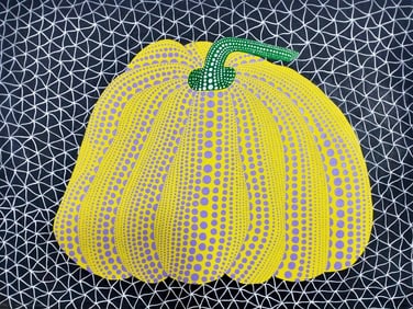 Yayoi kusama (B.1929) Pumpkin Acrylic on canvas Japanese In the Style of. Pop Art Era