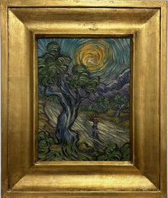 Vincent Van Gogh Dutch 1853-1890 Oil on Canvas painting .Gaugin Monet, Degas Period
