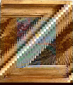 Vincent Van Gogh Dutch 1853-1890 Oil on Canvas painting in the style of . Gaugin Monet, Degas Period: Title: Sunlit Reverie Technique: Oil on canvas Measures: 9 x 7 inches Year: Contemporary Condition: Excellent — rich, layered surface with pronounced brushwork and luminous color preservation. Prove