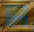 Claude Monet French 1840 - 1926 Oil on Canvas in the style of. Renoir Impressionist Era.