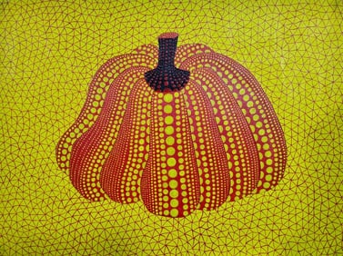 Yayoi kusama (B.1929) Pumpkin Acrylic on canvas Japanese In the Style of. Pop Art Era