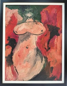 Willem de Kooning (1904–1997) American Oil/Canvas Painting in the Style of de Kooning Mid-1950s