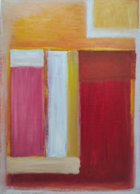 Mark Rothko (1903–1970) American Oil/Canvas Painting in the Style of Rothko Color Composition