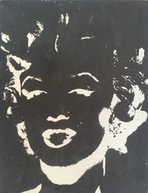 Andy Warhol(1928–1987)American Silkscreen/Canvas Painting in the Style of Warhol Pop Composition