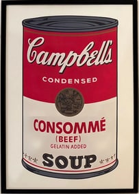 Andy Warhol (1928–1987), American Screenprint/Paper In the Style of Warhol Pop Art Composition