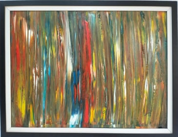 Gerhard Richter (b. 1932), German Oil on Canvas Painting in the Style of Richter, Late 20th Century
