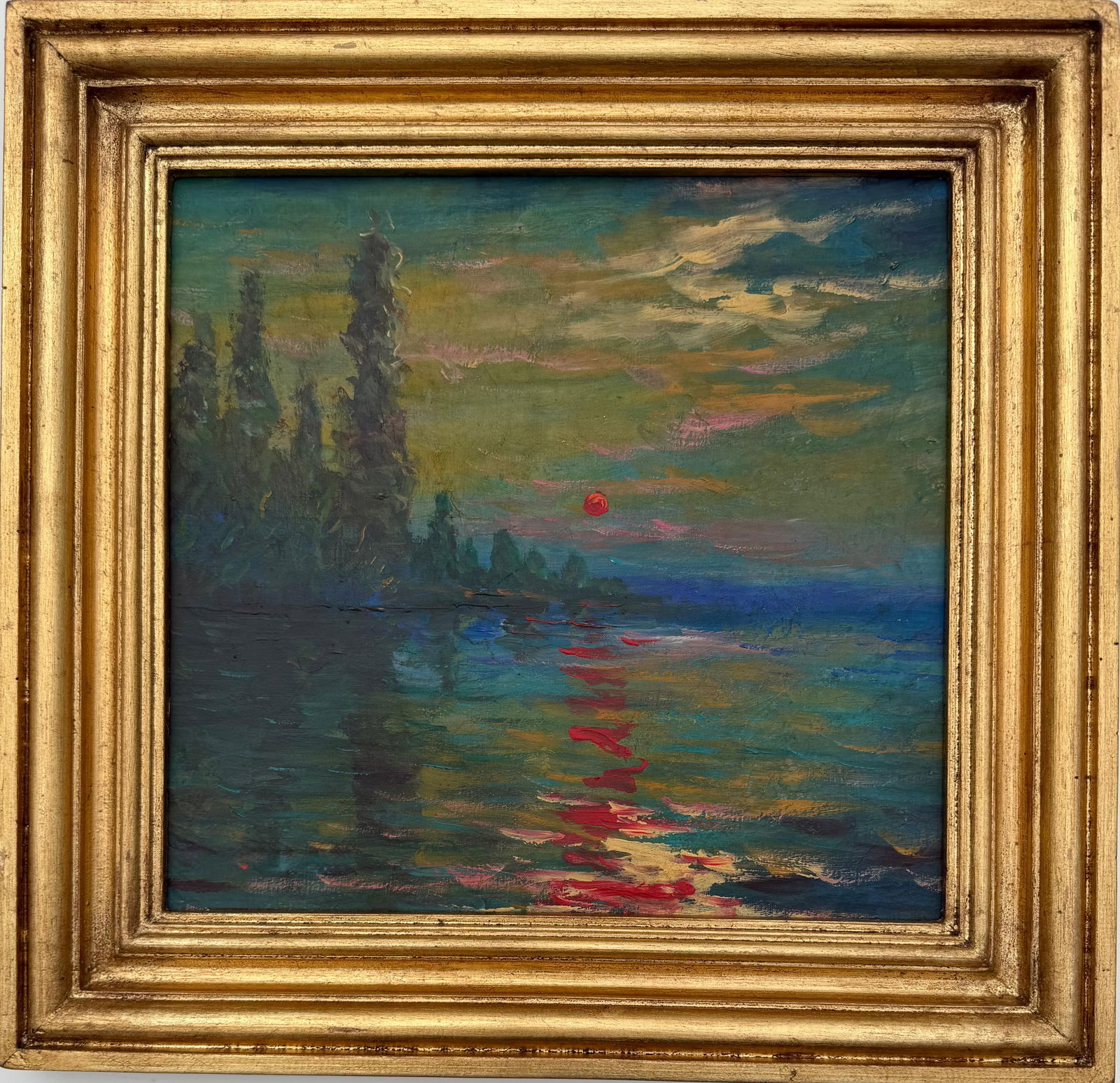 Claude Monet French 1840 - 1926 Oil on Canvas in the style of . Renoir & Manet Impressionist Era. (1 of 14)