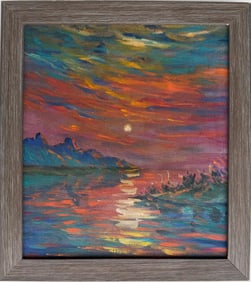 Claude Monet French 1840 - 1926 Oil on Canvas in the style of . Renoir & Manet Impressionist Era.