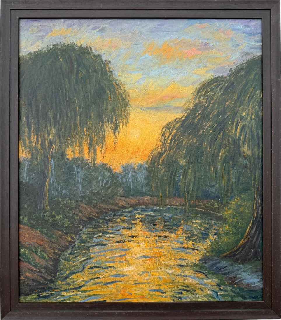 Claude Monet French 1840 - 1926 Oil on Canvas in the style of . Renoir & Manet Impressionist Era. (1 of 7)