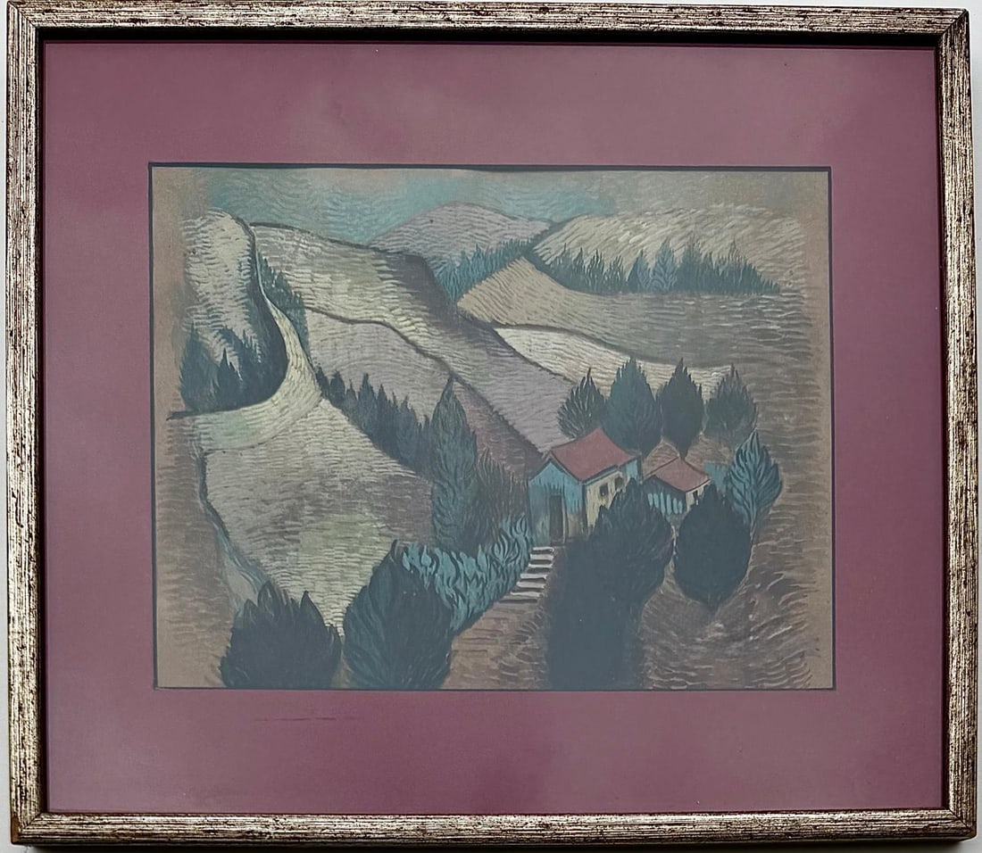 Vincent Van Gogh Dutch 1853-1890 Oil on Canvas painting in the style of. Gaugin, Monet, Degas Period (1 of 6)