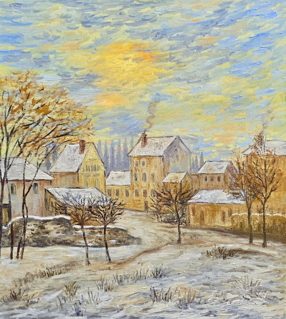 Claude Monet French 1840 - 1926 Oil on Canvas in the style of . Renoir & Manet Impressionist Era. (1 of 6)