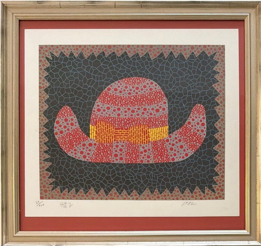 Yayoi Kusama (B.1929) Lithograph Japanese In the Style of. Pop Art Era (1 of 6)