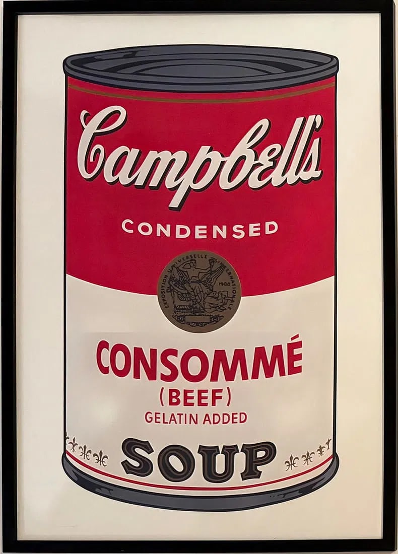 Andy Warhol American 1928-1987 Silkscreen ink on Paper Painting in the style of. Pop Art Era (1 of 6)