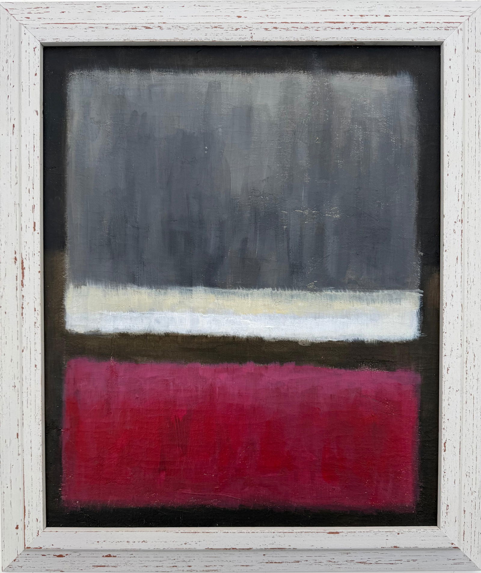 Mark Rothko American 1903 - 1970 Oil on Canvas painting in the style of. Pollock, Kline, Abstract (1 of 7)