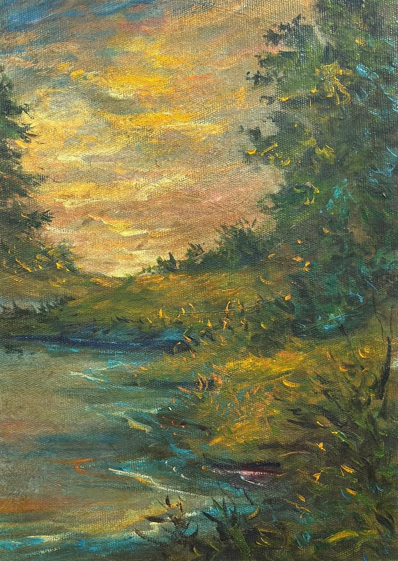 Claude Monet French 1840 - 1926 Oil on Canvas in the style of . Renoir & Manet Impressionist Era.: Title:Untitled Technique:Oil on canvas Measures:14 × 9 inches(35.6 × 22.9 cm) Year:Circa 1875–1890 Condition:The painting is in good overall condition. The canvas remains structurally sound and we