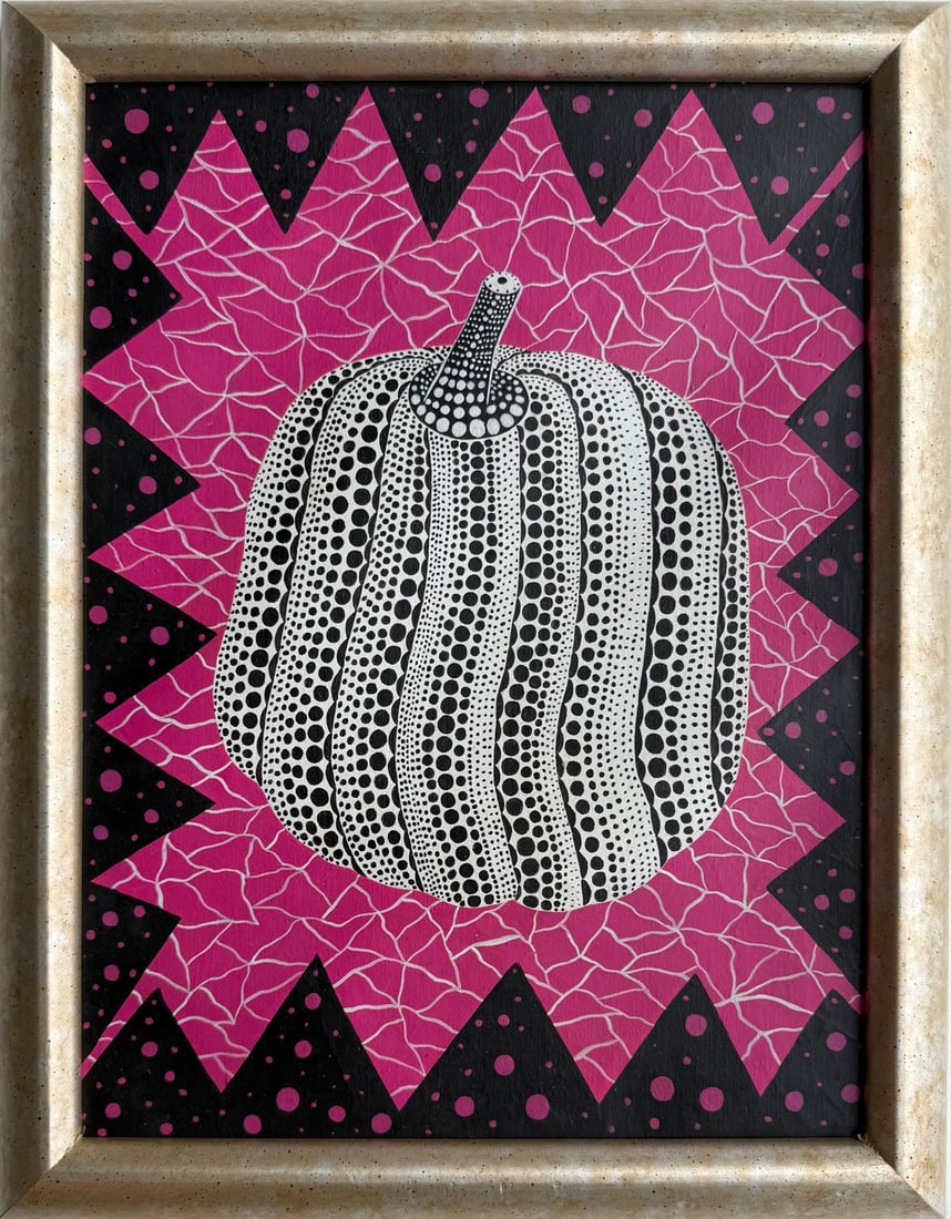 Yayoi kusama (B.1929) Pumpkin Acrylic on canvas Japanese In the Style of. Pop Art Era (1 of 6)