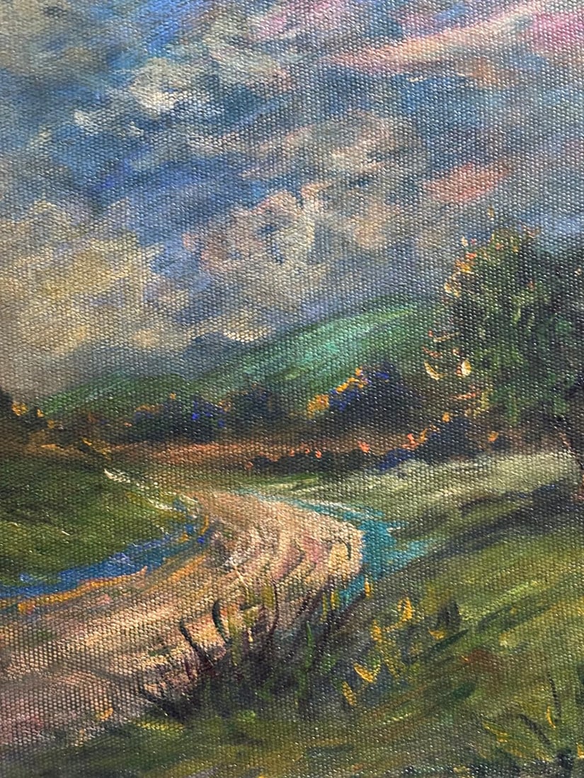 Claude Monet French 1840 - 1926 Oil on Canvas in the style of . Renoir & Manet Impressionist Era. (1 of 6)