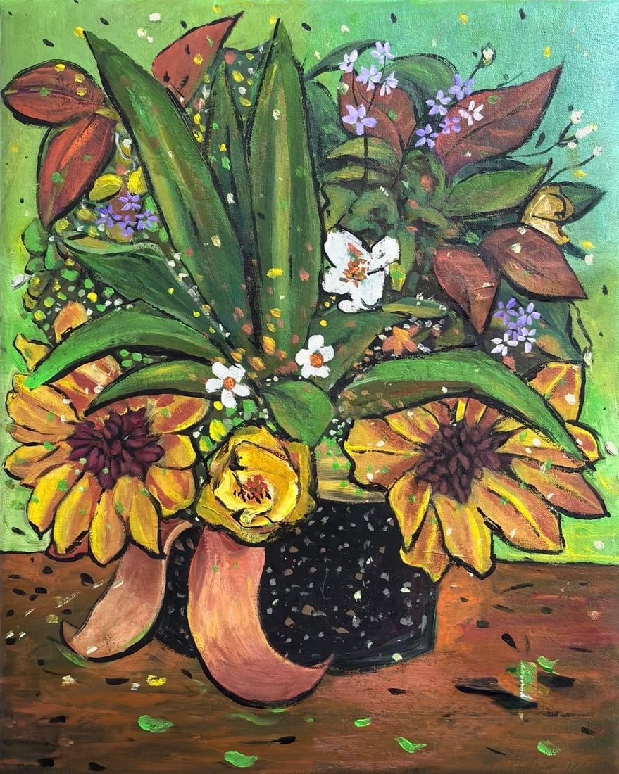 Henry Faulkner American Oil on Canvas Painting In the style of. Chagall, Picasso & Faulkner Period (1 of 4)