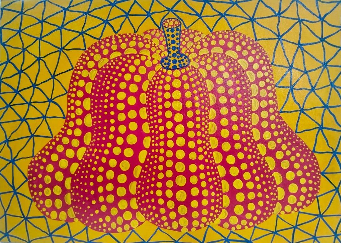 Yayoi kusama (B.1929) Pumpkin Acrylic on canvas Japanese In the Style of. Pop Art Era (1 of 6)