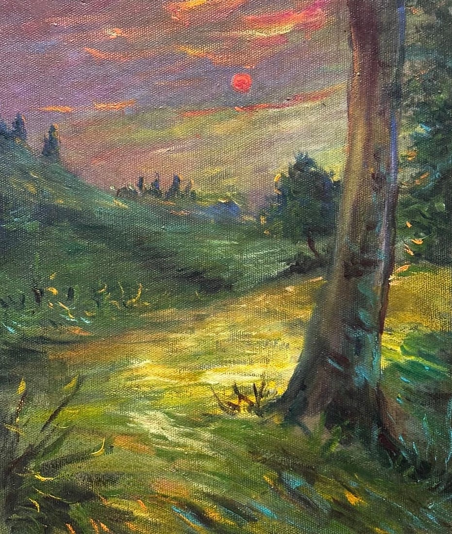 Claude Monet French 1840 - 1926 Oil on Canvas in the style of . Renoir & Manet Impressionist Era. (1 of 4)