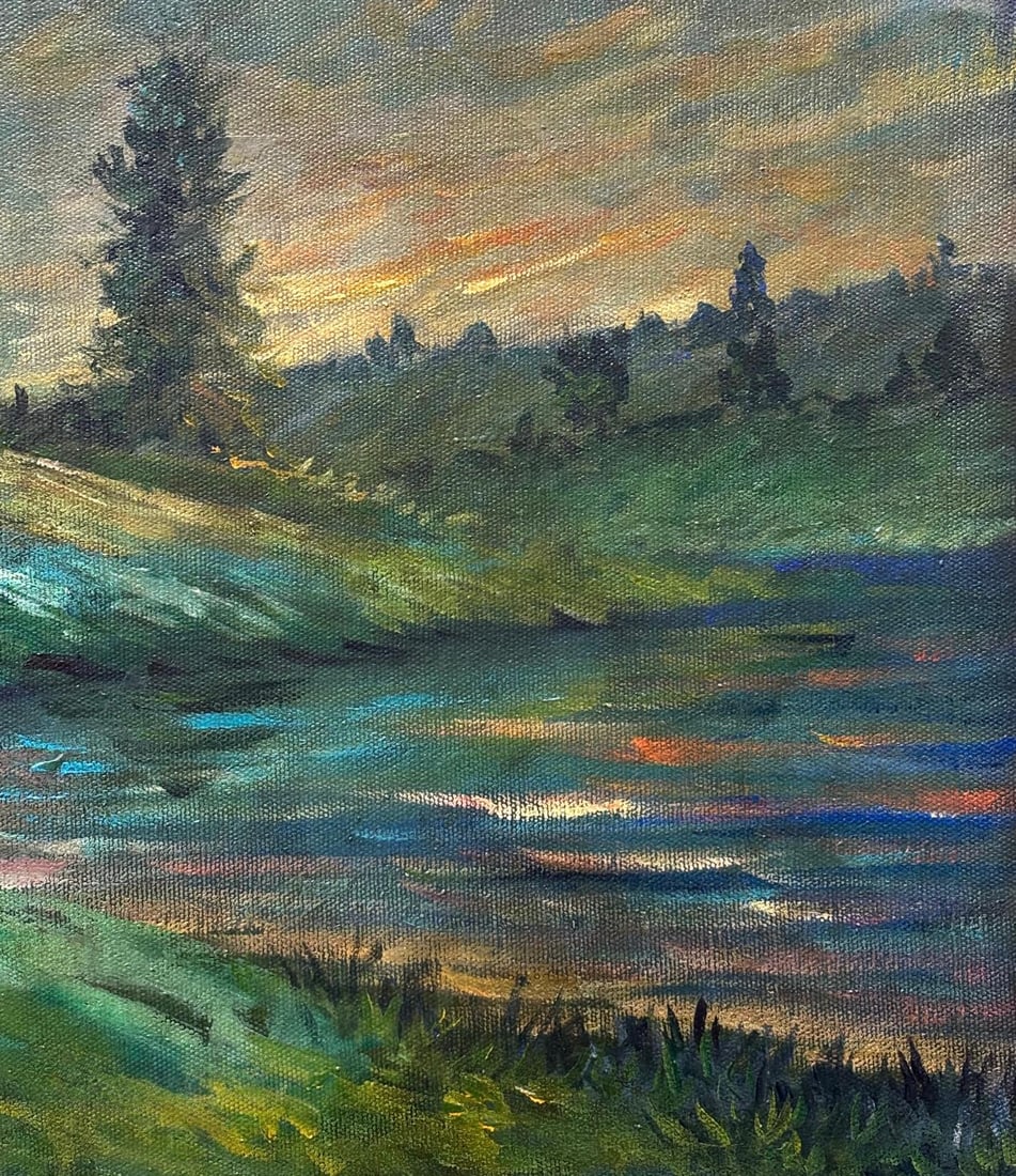 Claude Monet French 1840 - 1926 Oil on Canvas in the style of . Renoir & Manet Impressionist Era. (1 of 4)