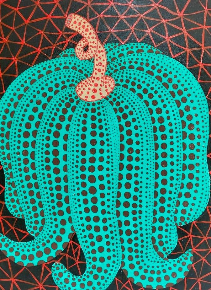 Yayoi kusama (B.1929) Dots Acrylic on canvas Japanese In the Style of. Pop Art Era (1 of 7)