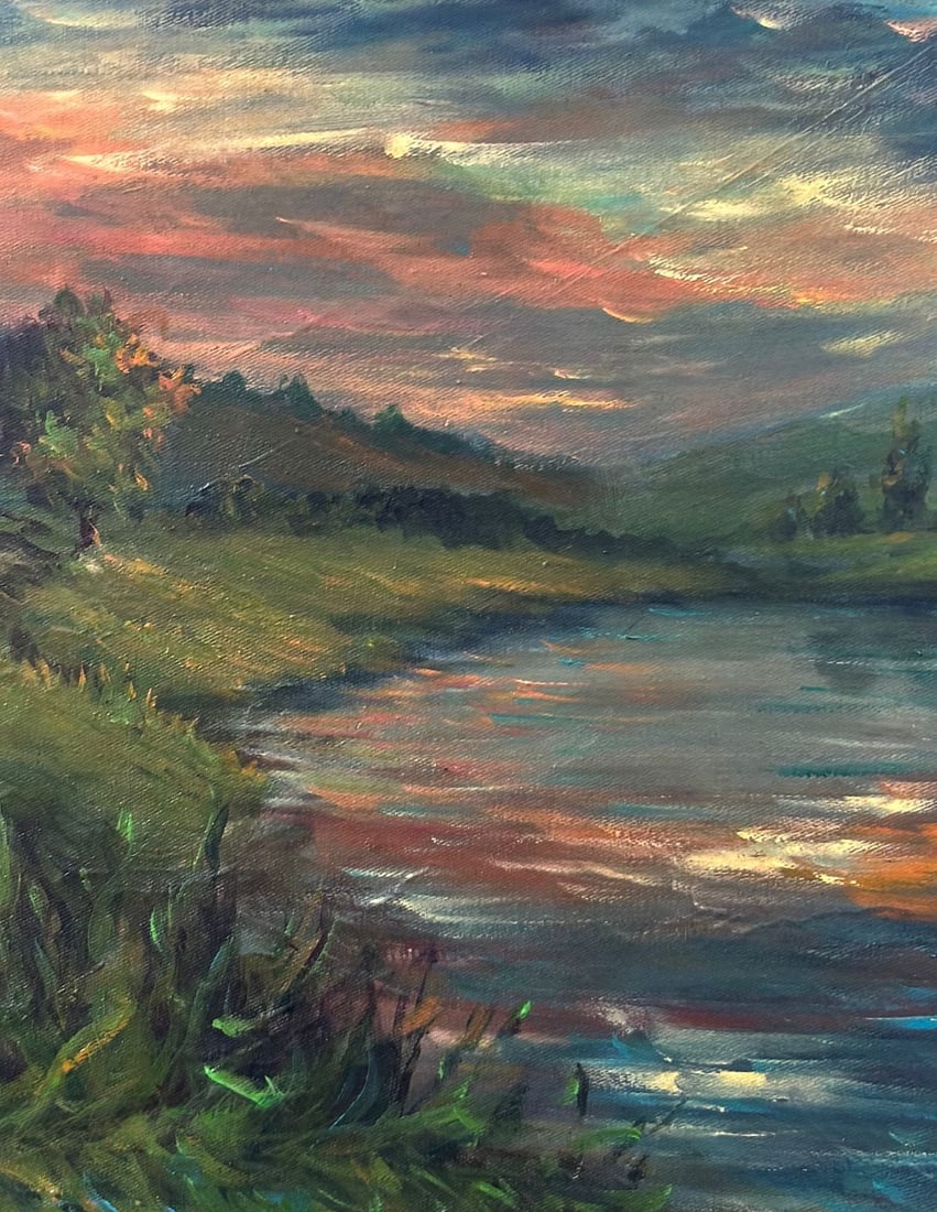 Claude Monet French 1840 - 1926 Oil on Canvas in the style of . Renoir & Manet Impressionist Era. (1 of 5)