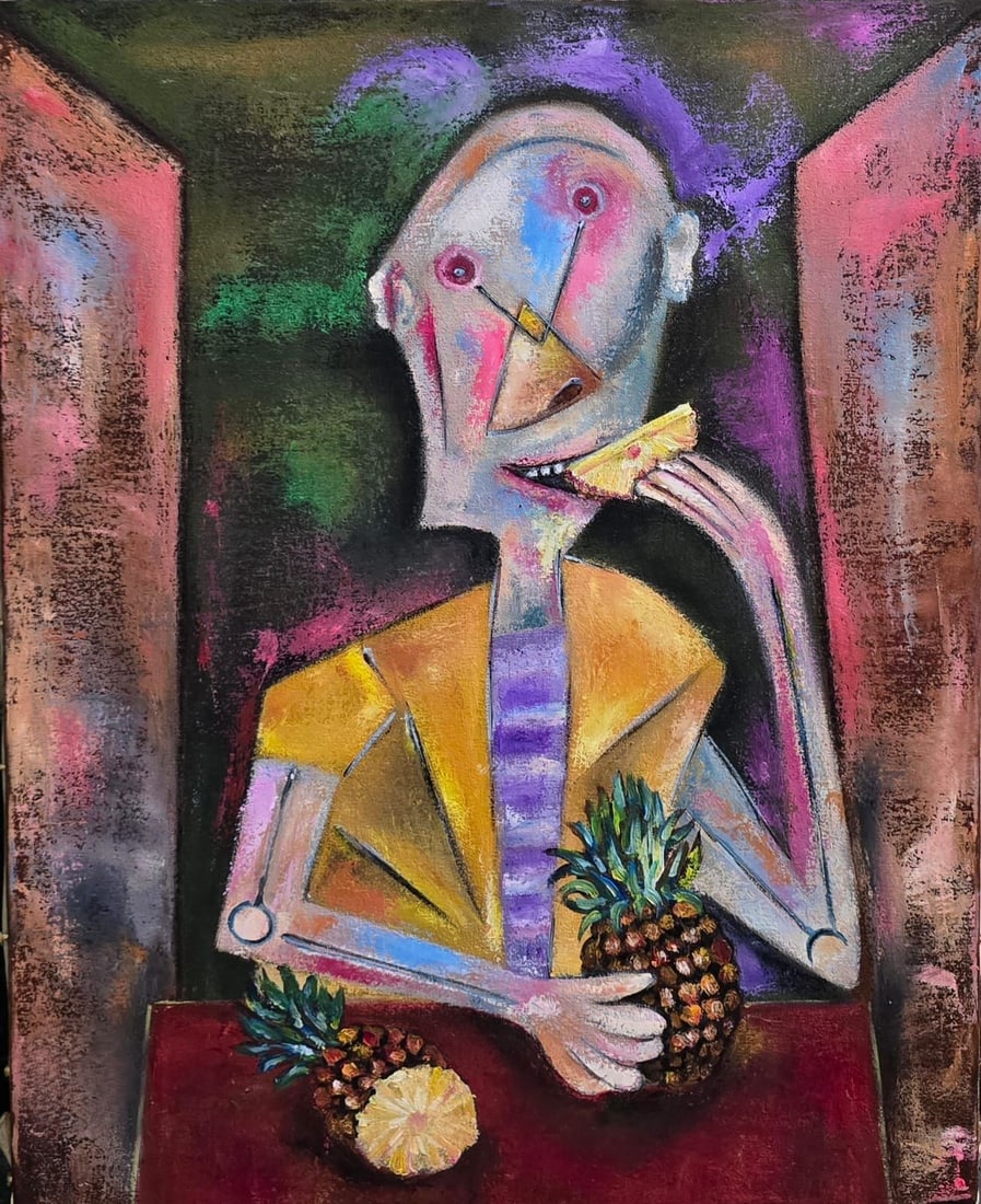 Rufino Tamayo (Mexican 1899-1991) Oil on Canvas In the style of. Tamayo, Rivera and Kahlo Era: Title: Untitled Technique: Oil on canvas Measures: 20 × 16 inches (50.8 × 40.6 cm) Year: Circa late 20th century Condition: The painting appears to be in good overall condition. The surface shows ex