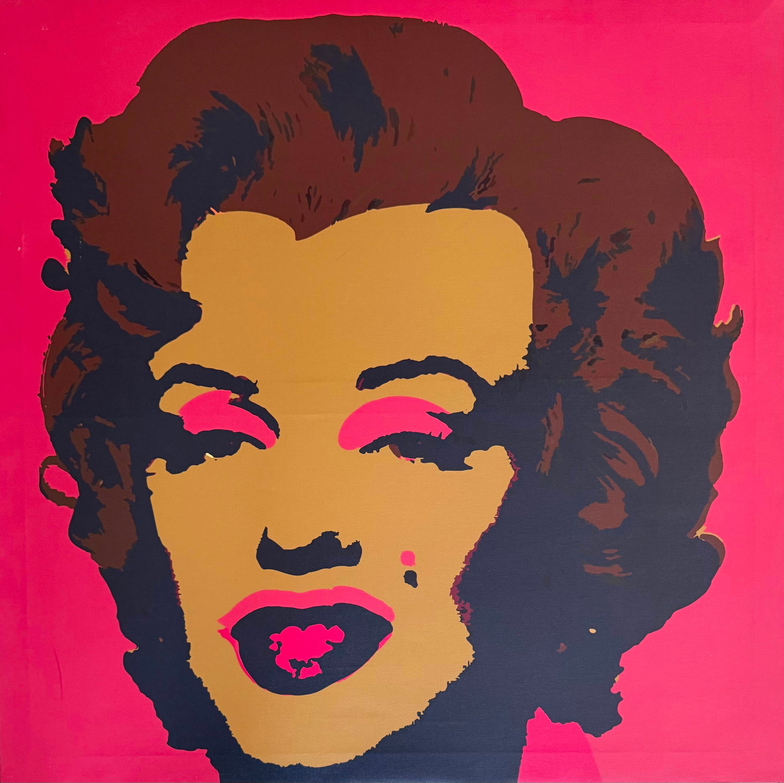 Andy Warhol American 1928-1987 Silkscreen on canvas Marilyn in the style of , Basquiat,Haring Era (1 of 6)