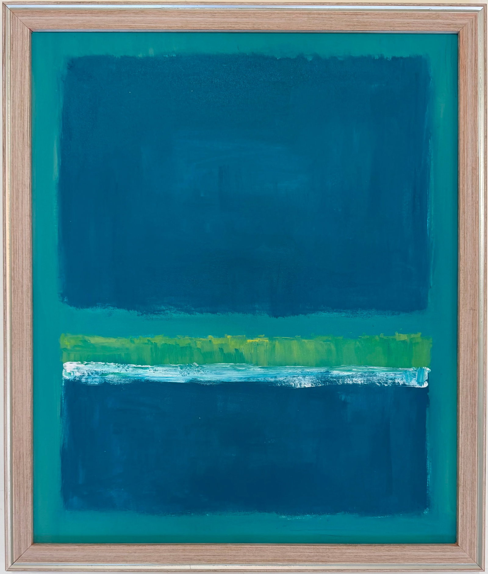 Mark Rothko American 1903-1970 oil on canvas painting in the style of Pollock , Kline , Haring Era (1 of 5)