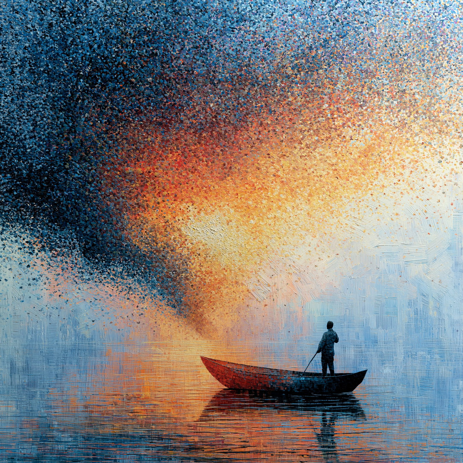 Solitary Horizon. Acrylic print on panel. By the IAAG Artists Group. Contemporary. (1 of 2)