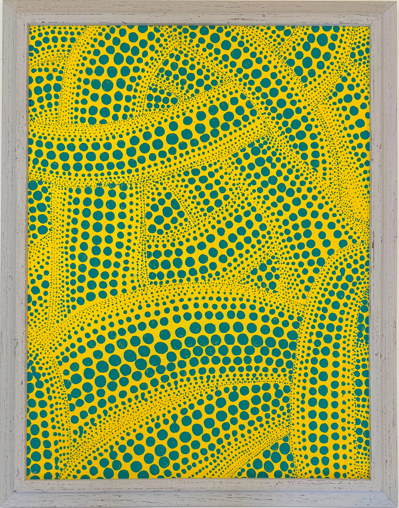 Yayoi Kusama Japanese Born 1929 Oil on Canvas Infinity Dot Composition in the Style of, Contemporary (1 of 5)