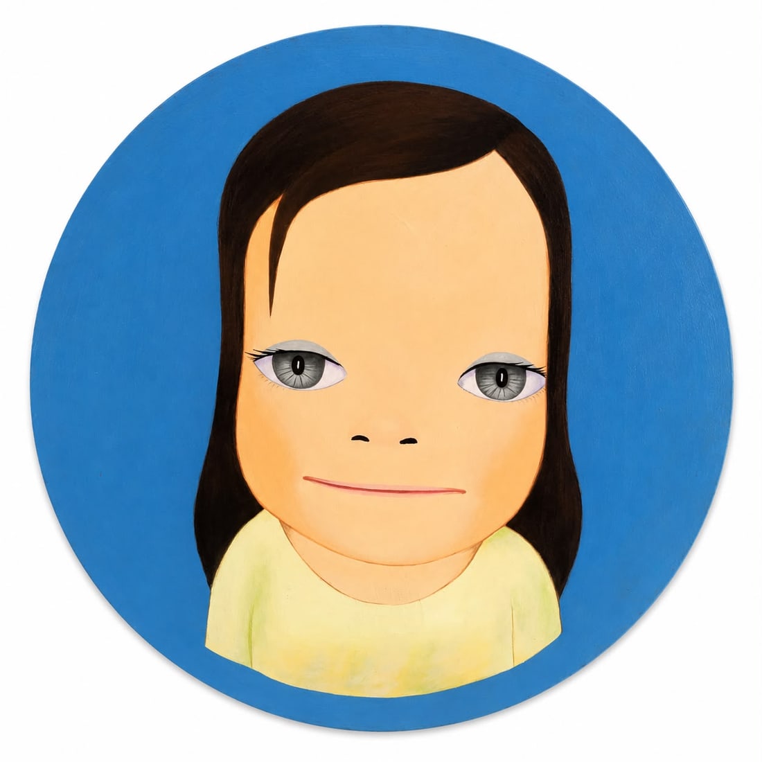 Yoshitomo Nara Japanese Born 1959 Acrylic on Canvas Painting in the Style of Portrait Contemporary P (1 of 4)