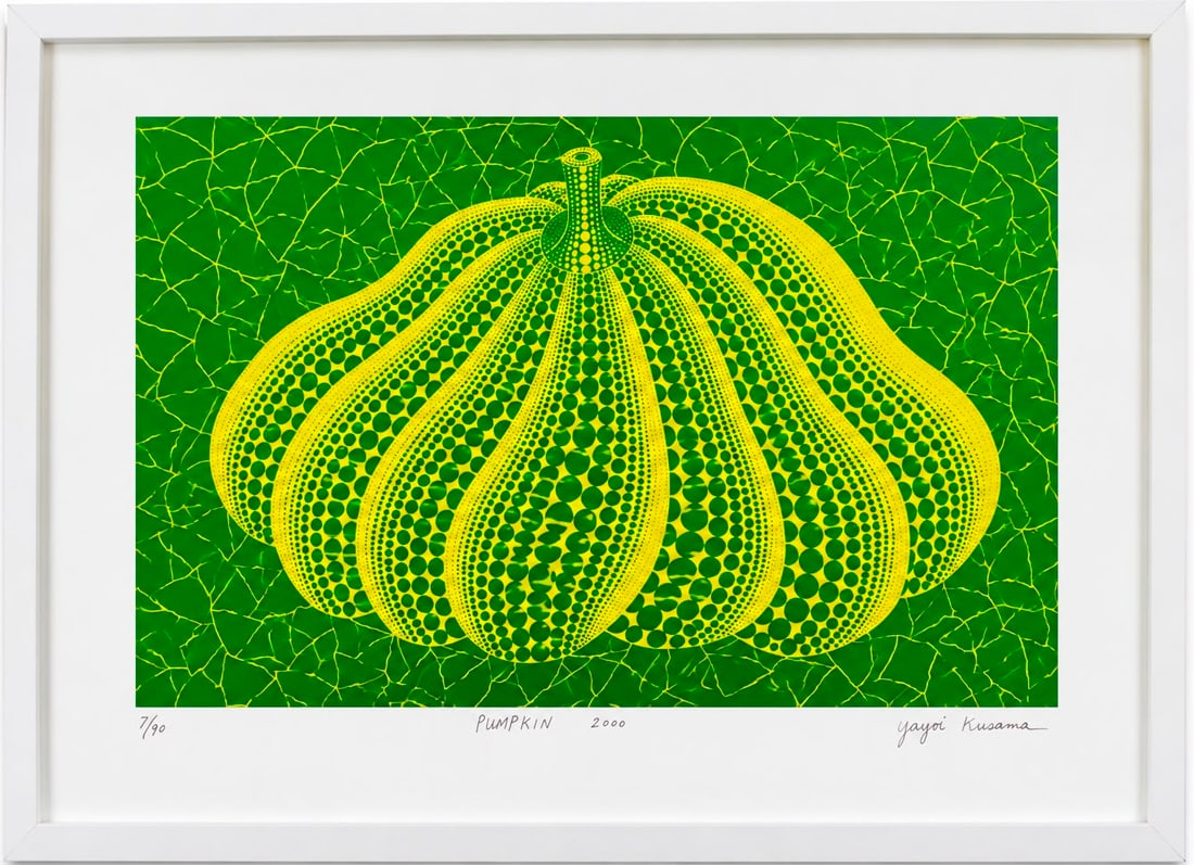 Yayoi Kusama Japanese b.1929 Lithograph in the Style of Infinity Dots Contemporary Pop Art: Title: Infinity Dots Composition Technique: Lithograph on paper Measures: 17 x 23 inches (43.2 x 58.4 cm) Year: Contemporary Period Condition: Good condition. The sheet presents strong color saturatio