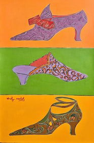 Andy Warhol American 1928-1987 Acrylic on Canvas Painting in the Style of Pop Art Era