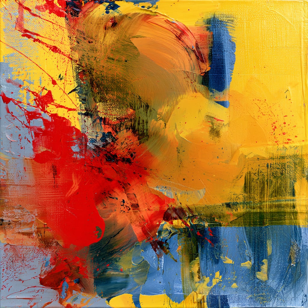 Chromatic Resonance. Acrylic print on panel. By the IAAG Artists Group. Contemporary. (1 of 2)