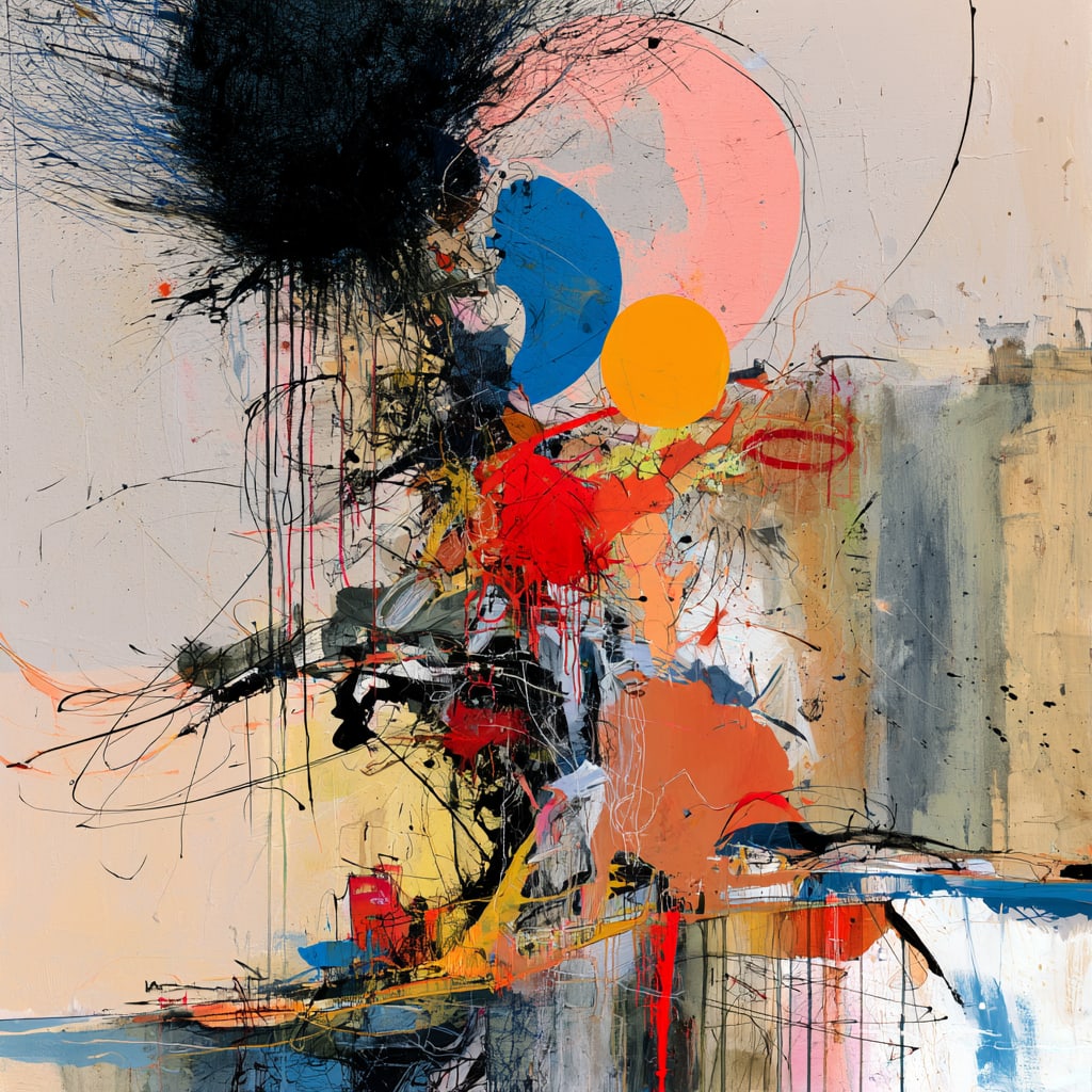 Celestial Fracture. Acrylic print on panel. By the IAAG Artists Group. Contemporary.: Title: Celestial Fracture Technique: Acrylic print on panel Measures: 20 × 20 inches (51 × 51 cm) Year: Contemporary Condition: Excellent condition. Museum-quality contemporary composition produced 