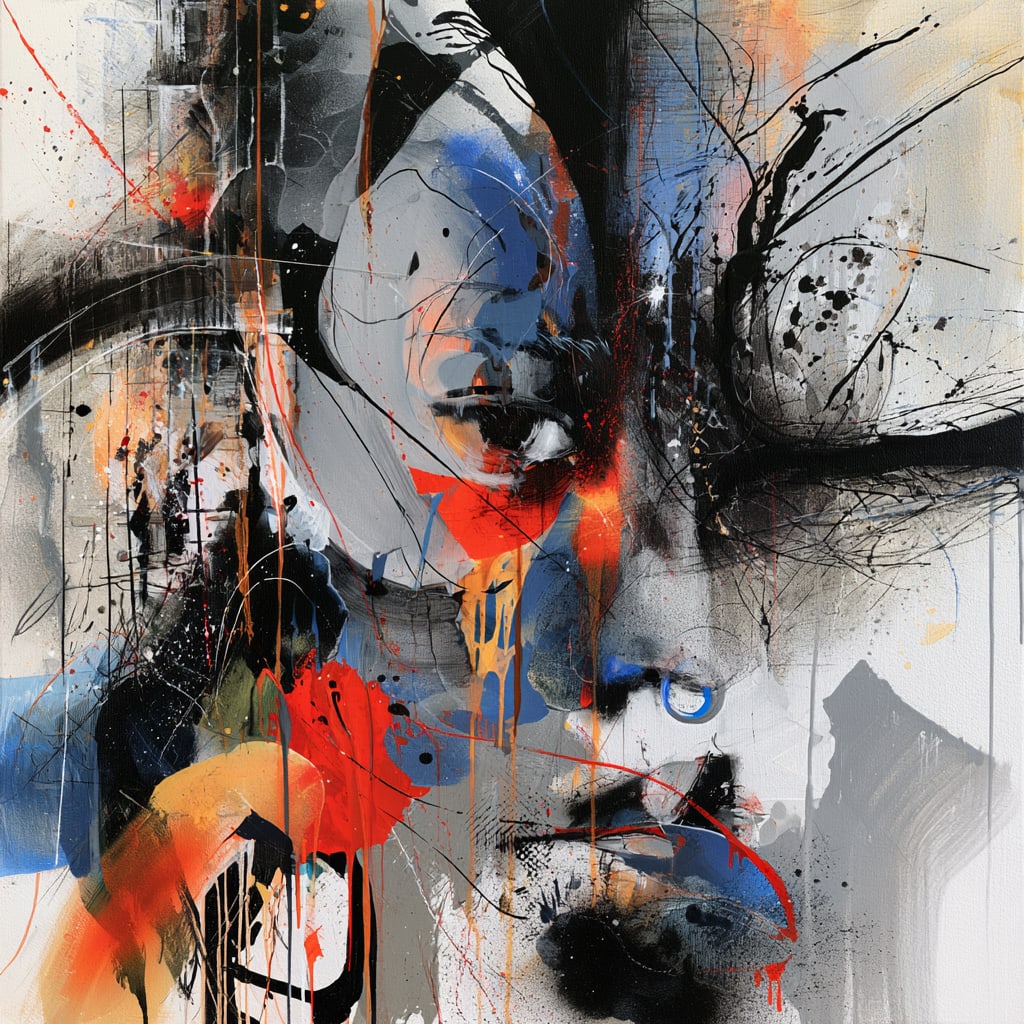 Veil of Duality. Acrylic print on panel. By the IAAG Artists Group. Contemporary.
