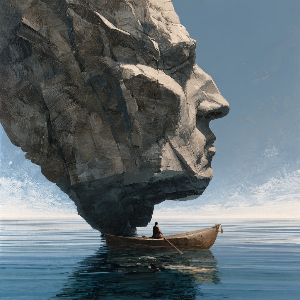 The Monument Within. Acrylic print on panel. By the IAAG Artists Group. (1 of 2)