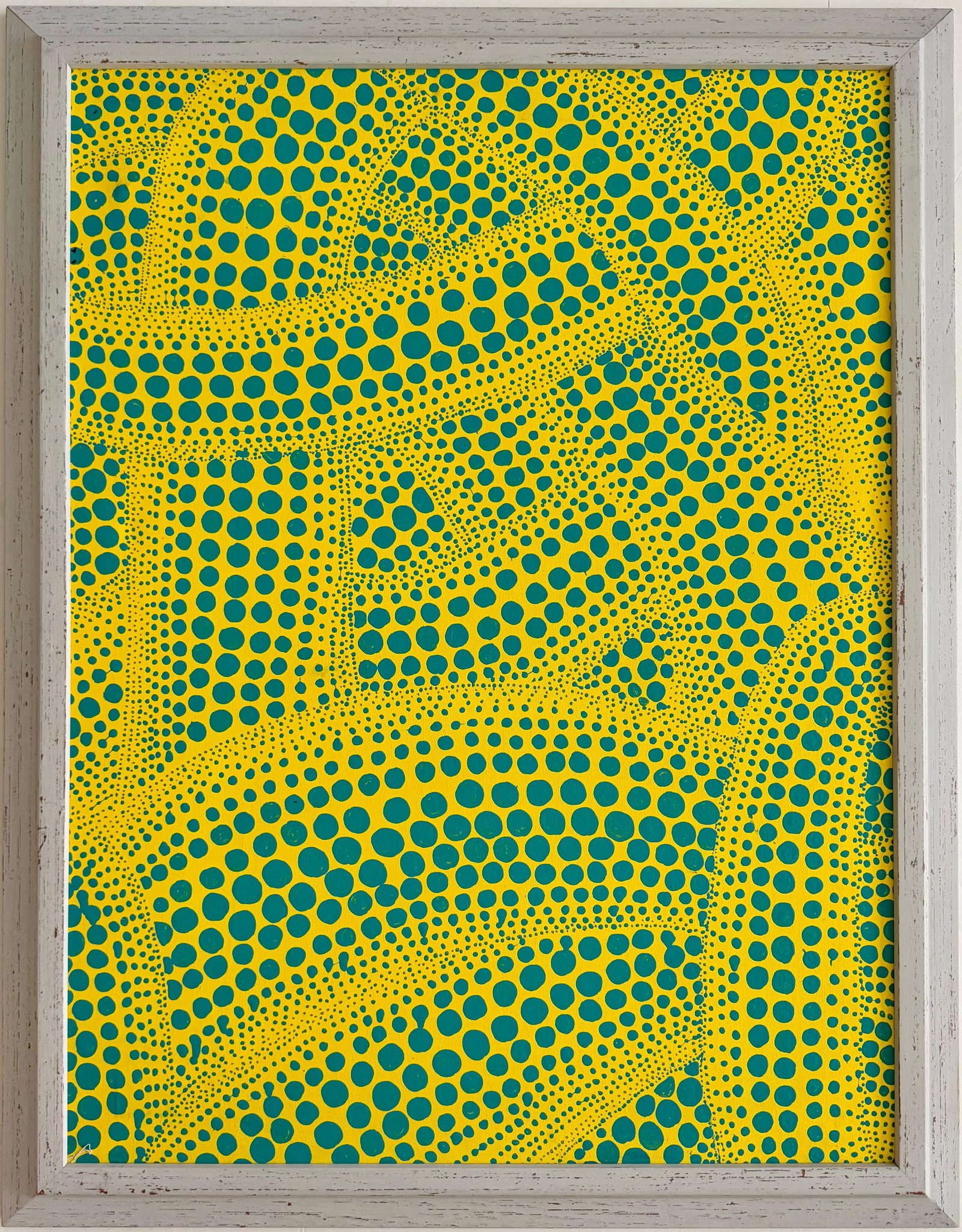 Yayoi Kusama, Japanese (1929 ) Acrylic on canvas, in the style of the Warhol, Lichtenstein (1 of 6)