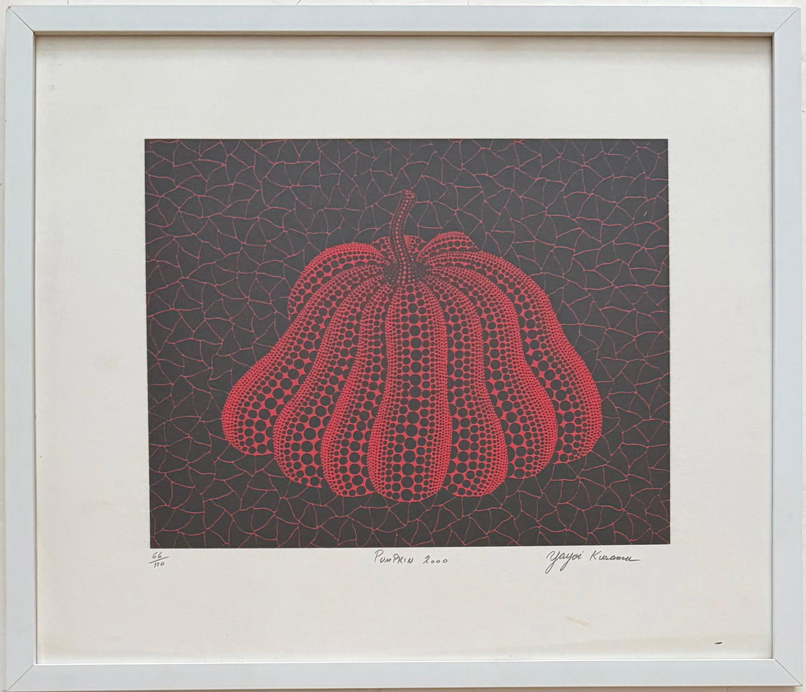 Yayoi Kusama, Japanese (1929 ) Lithograph on paper, in the style of the Warhol, Lichtenstein (1 of 5)