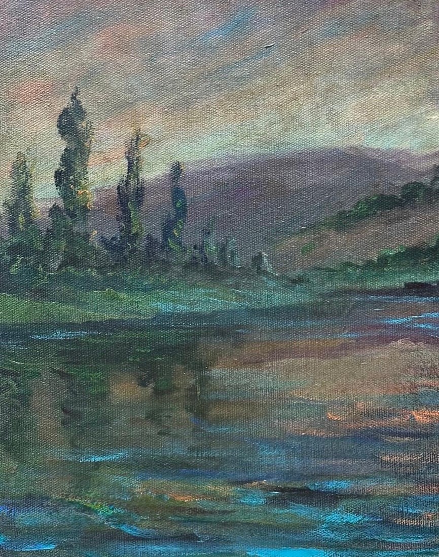 Claude Monet French 1840 - 1926 Oil on Canvas (1 of 6)