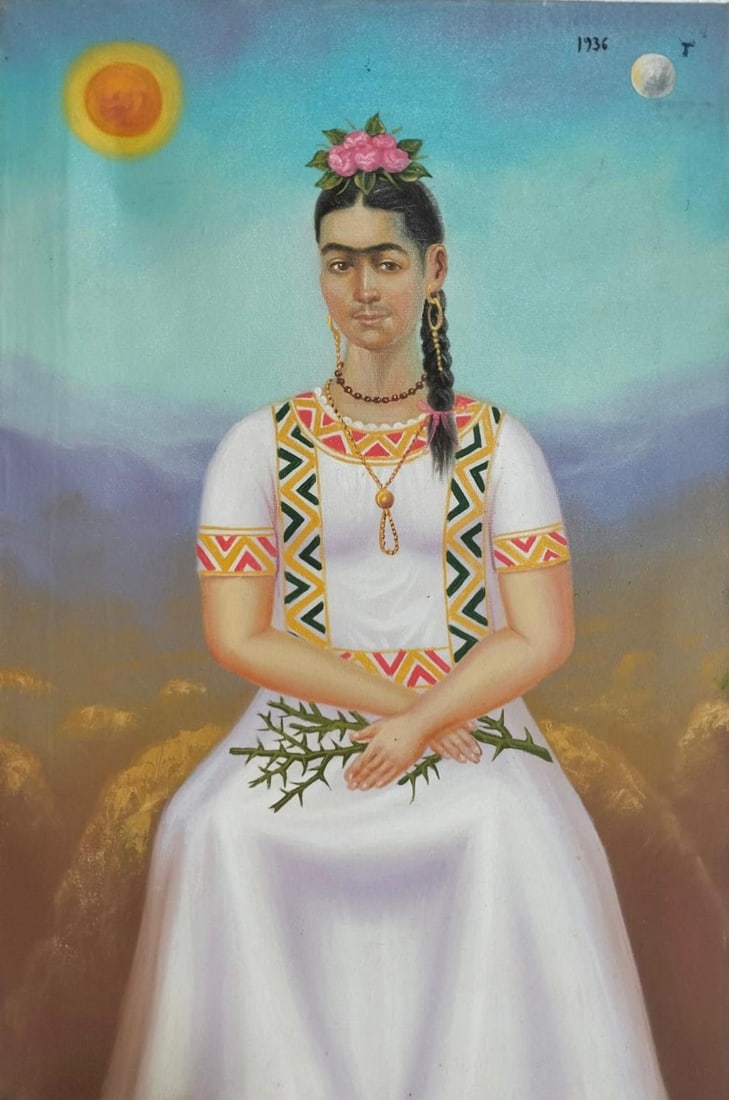 Frida Kahlo Mexican 1907-1954 Oil on Canvas (1 of 6)