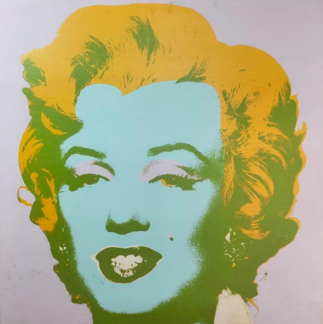 Andy Warhol American 1928-1987 Silkscreen /Canvas Painting (1 of 5)