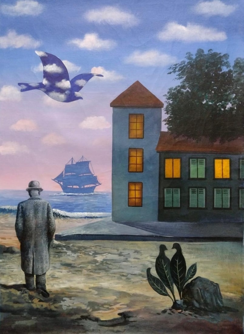 Rene Magritte Belgian 1898 - 1967 Oil on Canvas (1 of 5)