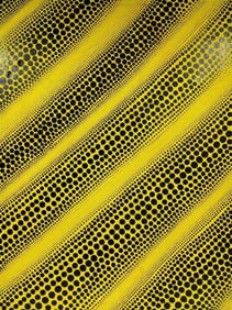 Yayoi Kusama Japanese (b.1929) Pumpkin Acrylic on Canvas Painting in the Style of Pop Art Era